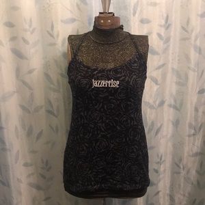 Jazzercise Athletic Top with Built-in Shelf Bra